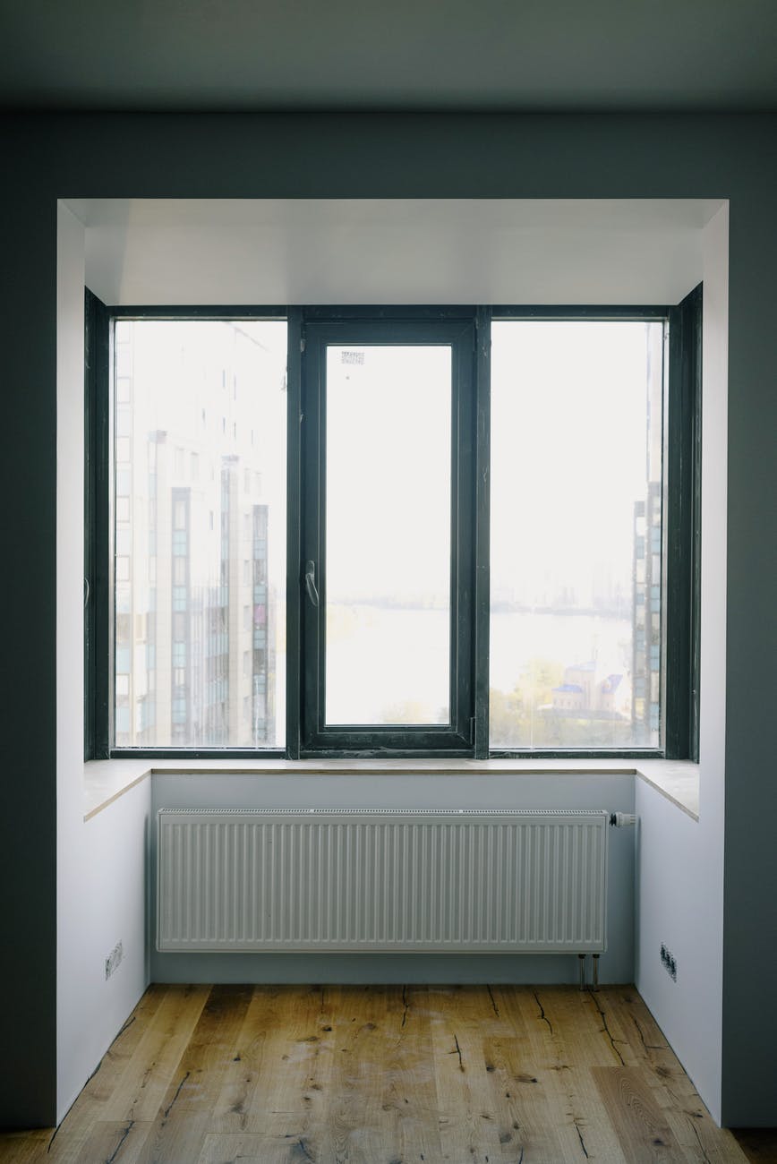 window in small empty room